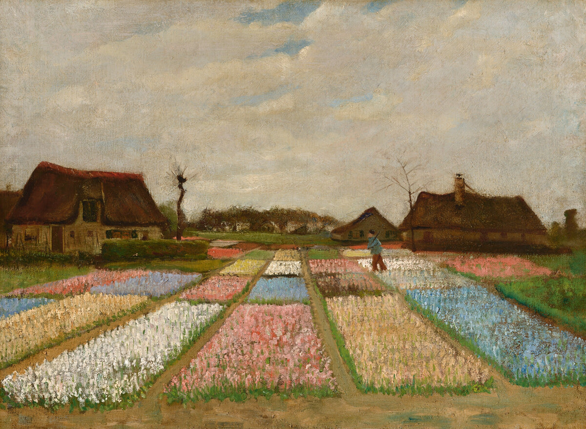 Flower Beds in Holland, Vincent van Gogh, National Gallery of Art