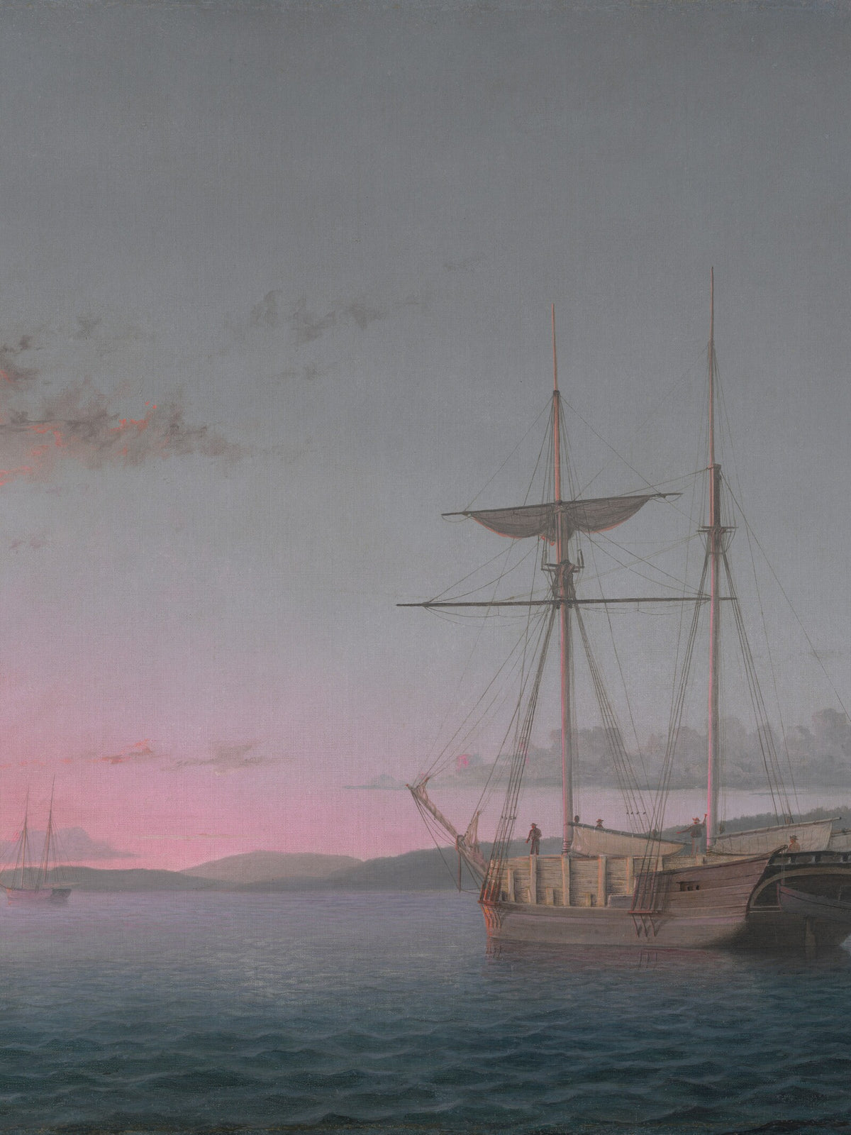 Papier peint panoramique Crépuscule Lilas d'après Fitz Henry Lane