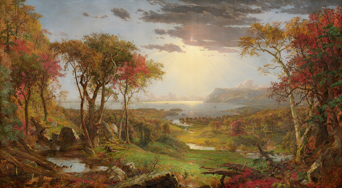 Autumn on the Hudson River, Jasper Francis Cropsey, 1860, National Gallery of Art
