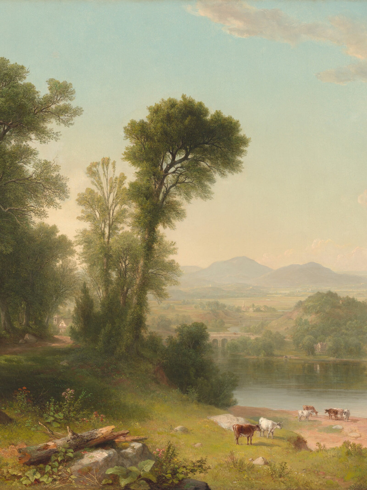 Papier peint panoramique Vallée Blonde d'après Asher Brown Durand