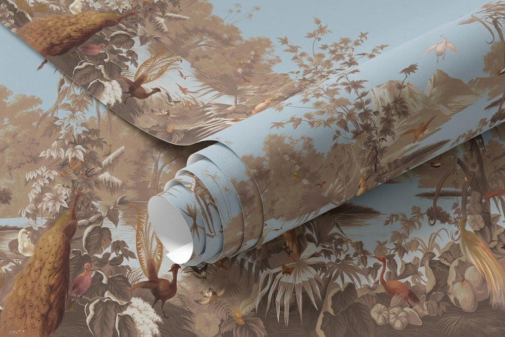 Papier peint panoramique Éden Exotique | Jean-Gabriel Charvet Maison Soubise