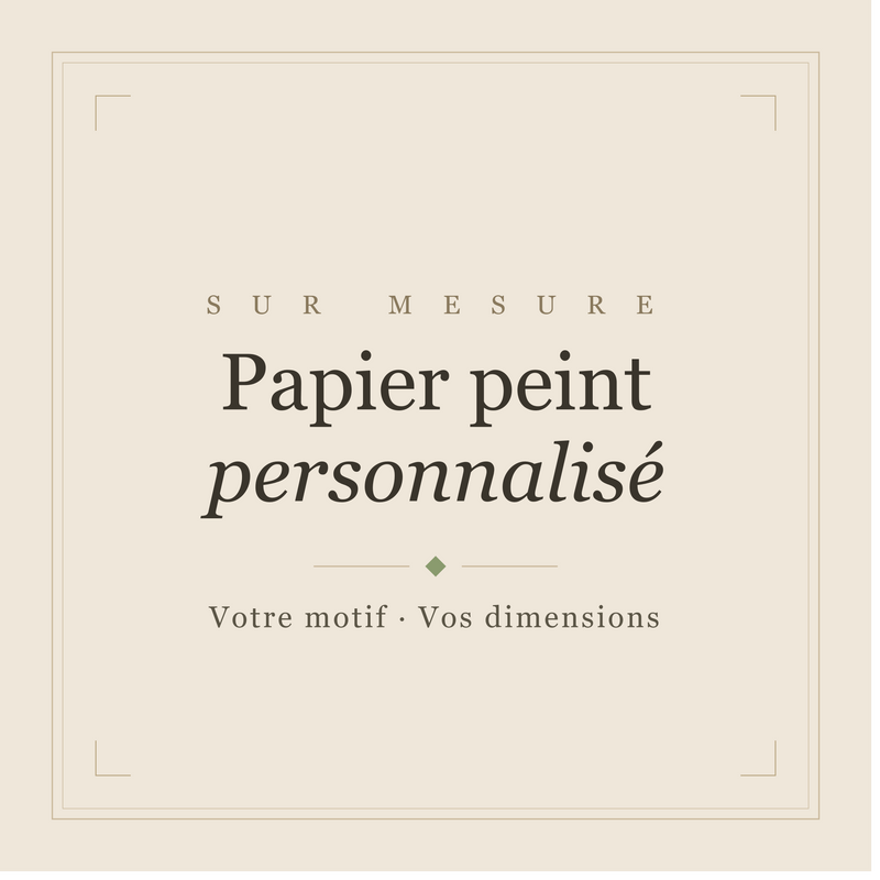 Papier peint personnalisé sur mesure Maison Soubise