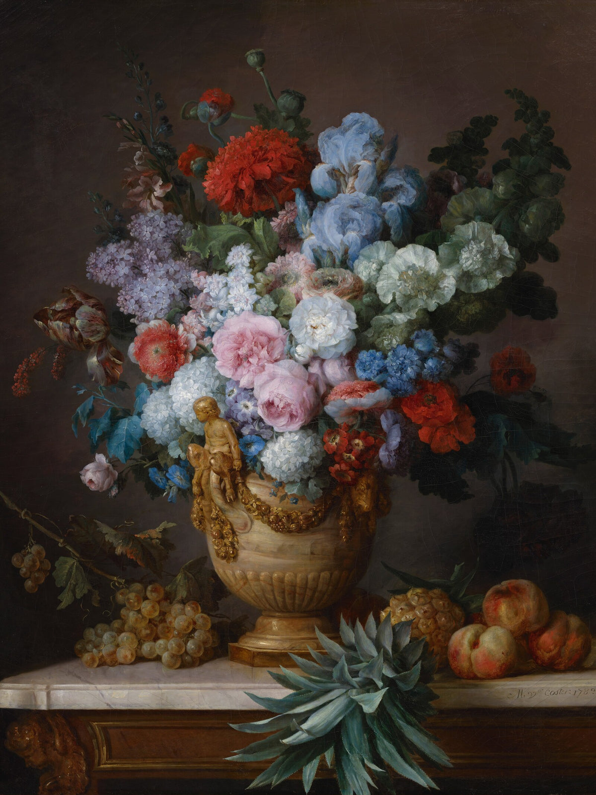 Panneau décoratif Bouquet d'Albâtre d'après Anne Vallayer-Coster