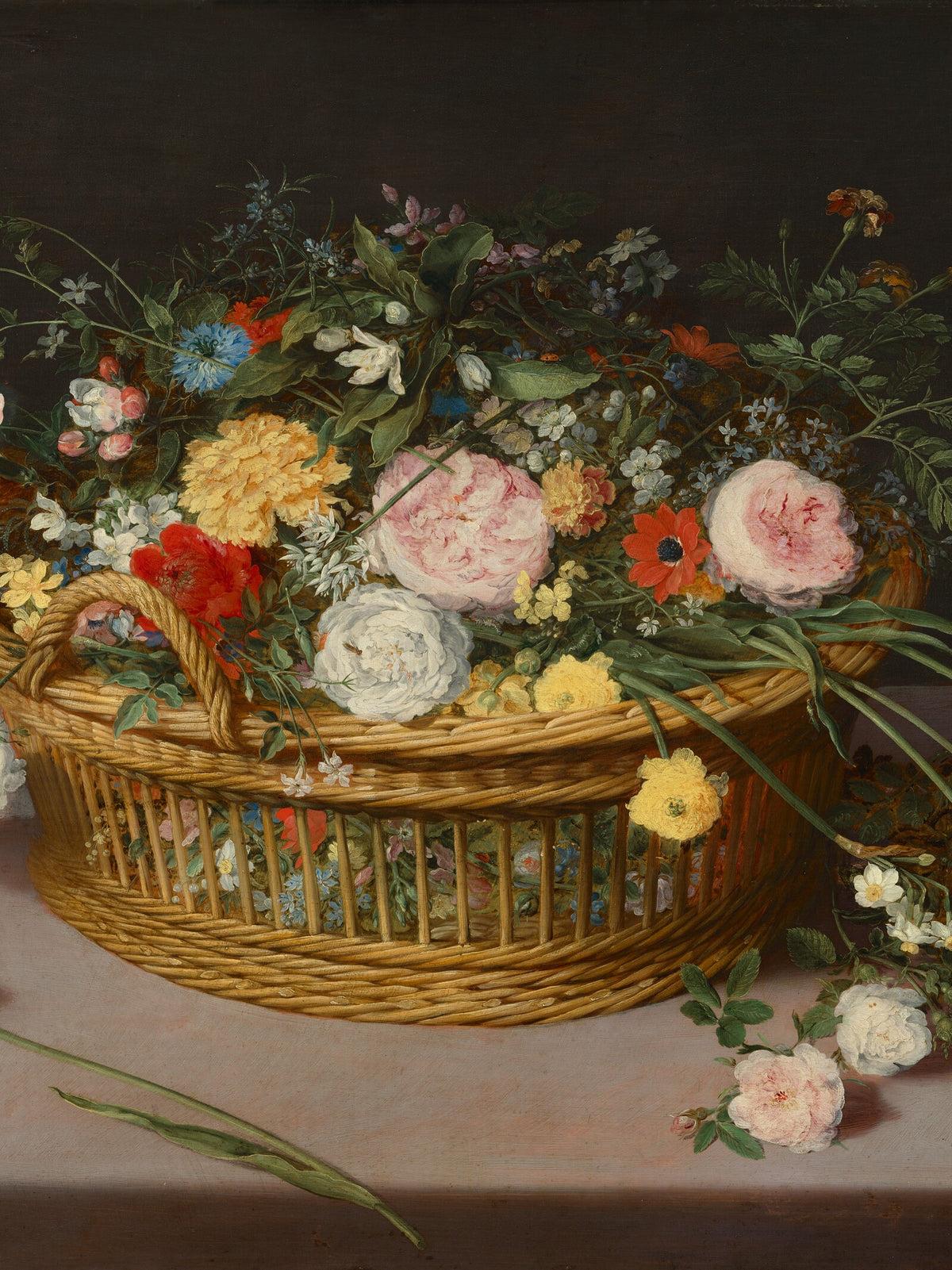 Papier peint panoramique Corbeille Flamande d'après Jan Brueghel l'Ancien