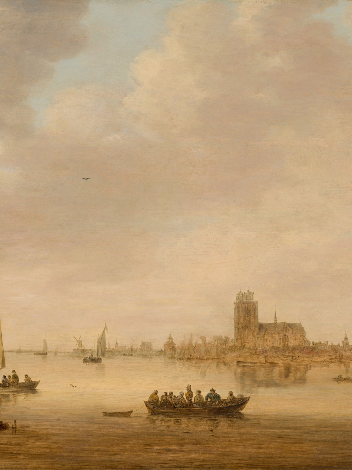 Papier peint panoramique Dordrecht d'après Jan van Goyen