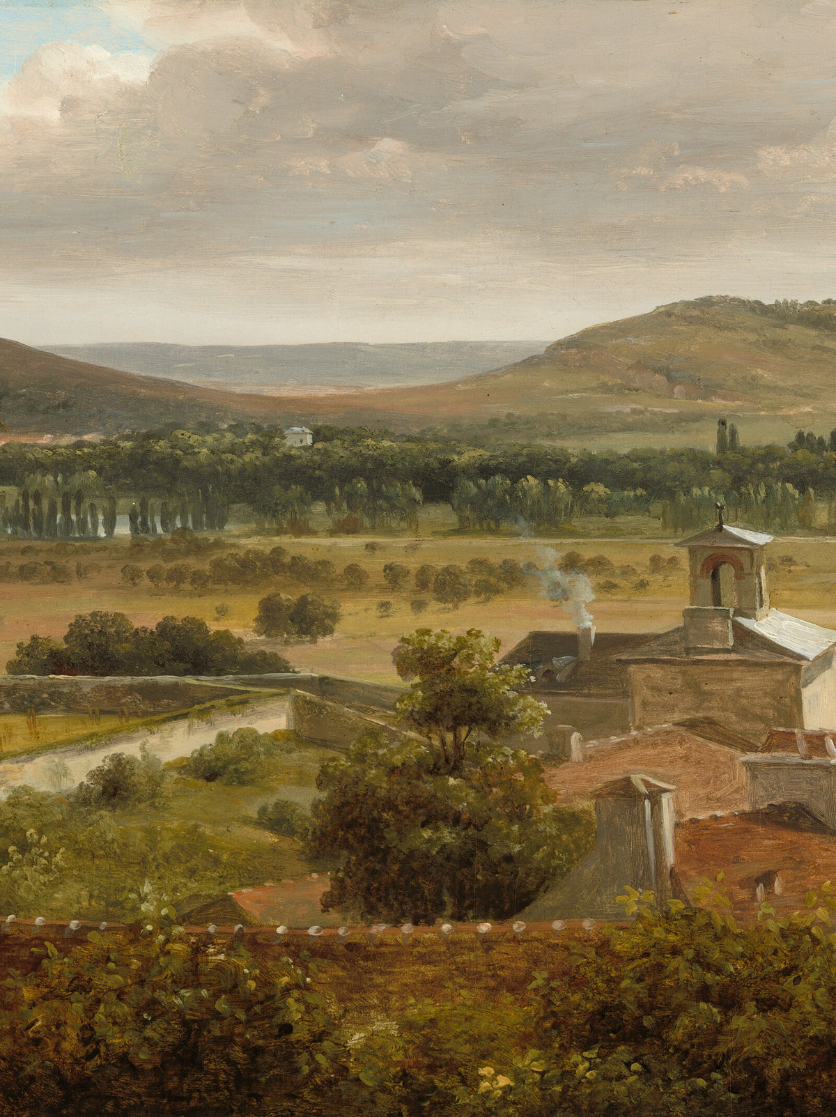 Papier peint panoramique Moselle d'après Théodore Rousseau